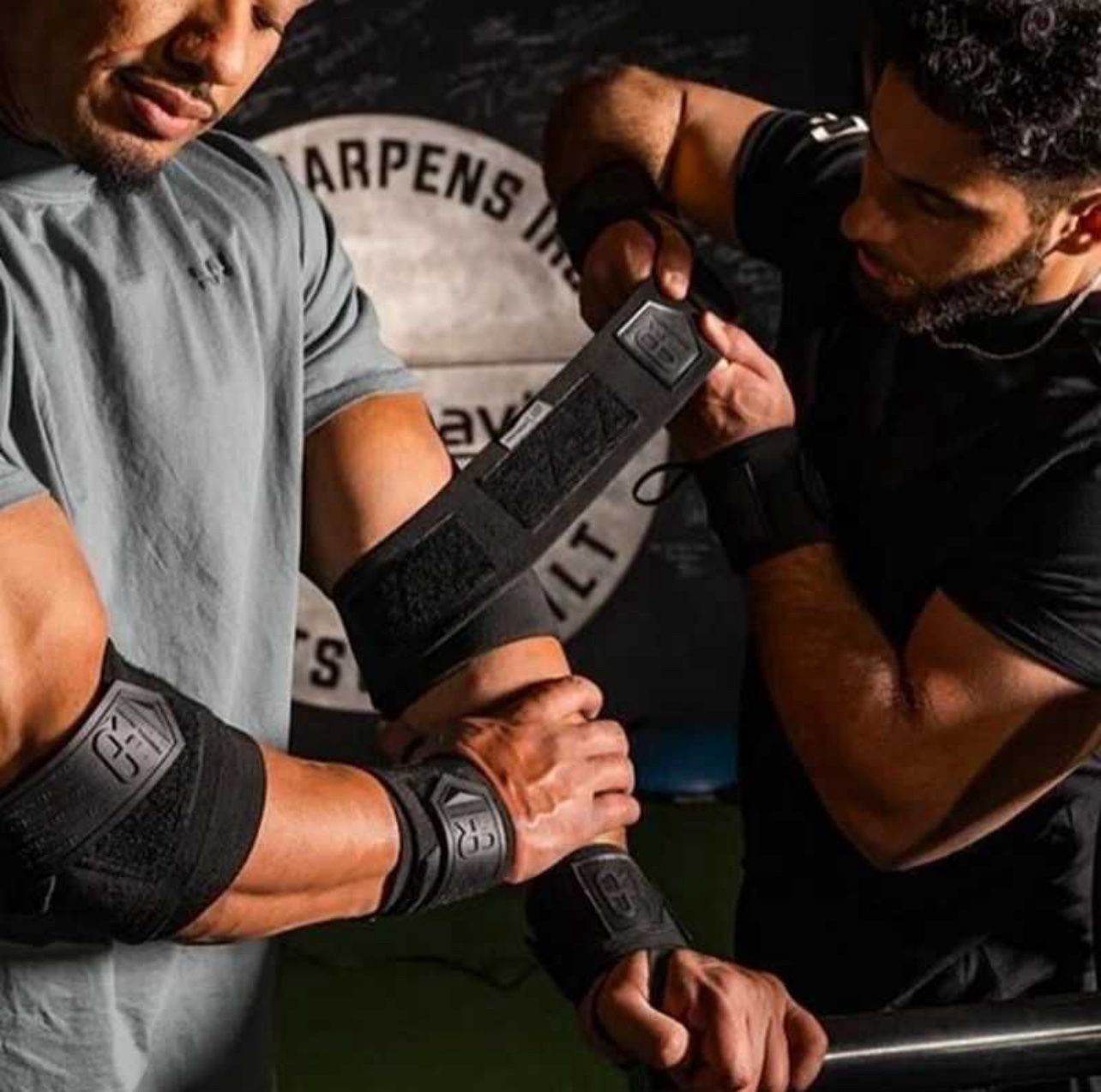 Elbow & Wrist Wraps for Weightlifting 🏋️♀️ Support & Stability for Gym Workouts,.../ Brand New Set Of 2