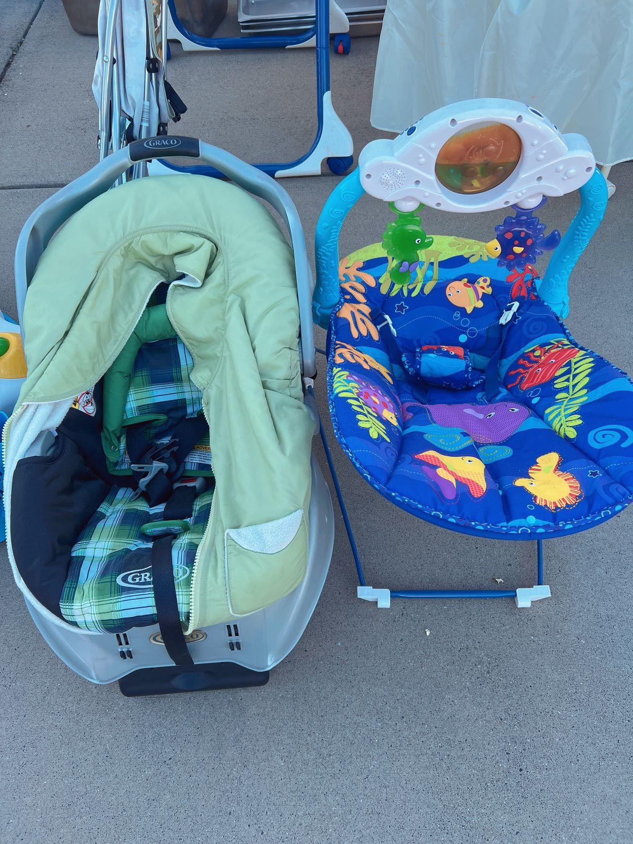 Baby Car Seat And Swing 