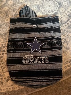Dallas Cowboys Knit Drawstring Bag