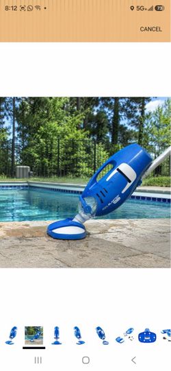 Cordless pool vaccuum