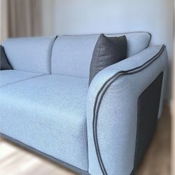 New Modern Grey Sofa Couch (DELIVERY AVAILABLE)