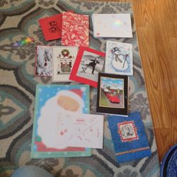 Santa Stationary & Misc Holiday Cards
