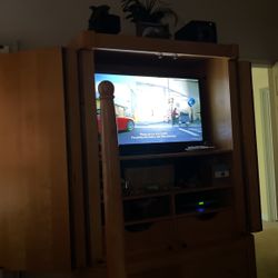 Armoire and very hard to get downstairs