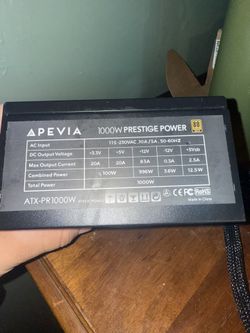 Apevia 1000w Power Supply