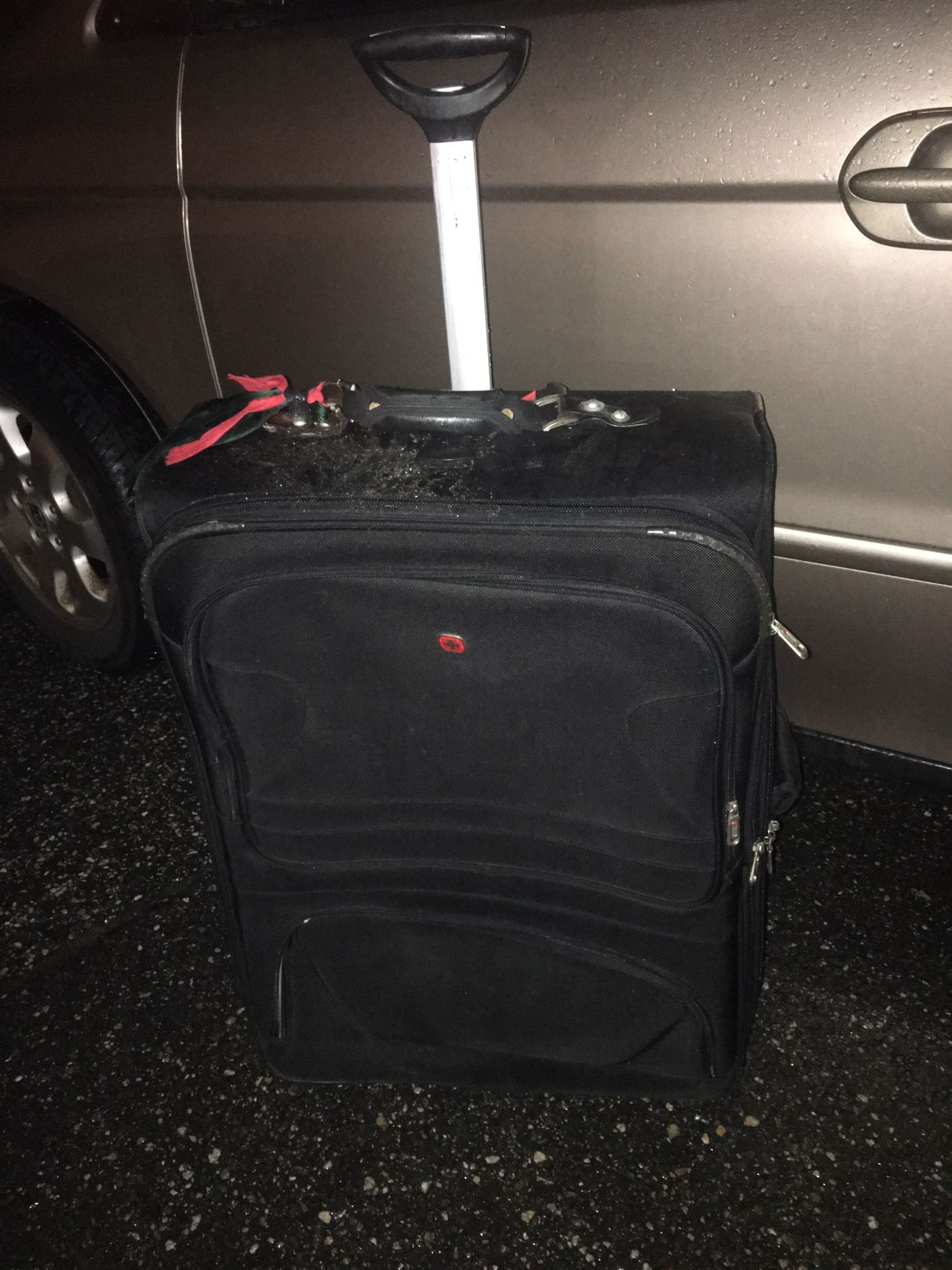 Nice extra large suitcase on wheels with handle only $35 firm