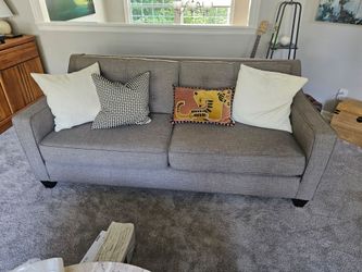 Heathered Grey Sofa Couch