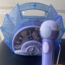 Frozen 2 Sing Along Boombox with Mic Built in Music and Light & Bluetooth
