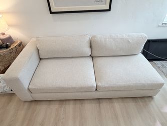 Oatmeal One-Arm Sofa