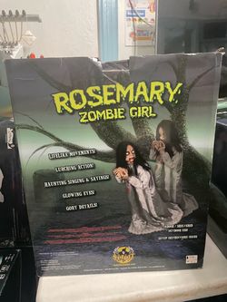 Halloween Rosemary Zombie Girl Animatronic