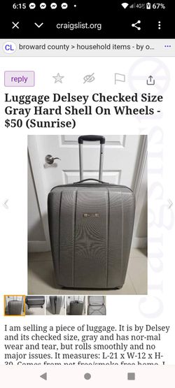 Delsey Luggage suitcase