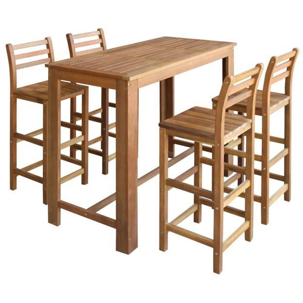 Bar Table And Chairs Kitchen Wooden Dining Table Set