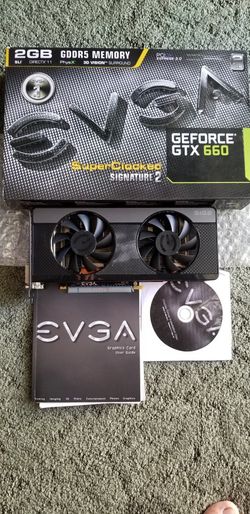 EVGA GeForce GTX 660 2GB GDDR5 Gaming Graphics Card SuperClocked SIGNATURE 2