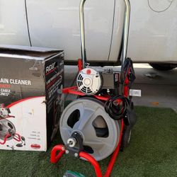 RIDGID
K-400 Drain Cleaning Snake Auger 120-Volt Drum Machine with C-32IW 3/8 in. x 75 ft. Cable + 4-Piece Tool Set & Gl