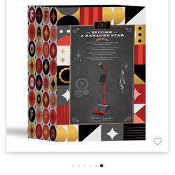 FAO Schwarz Microphone with Stand and Tablet Holder $20