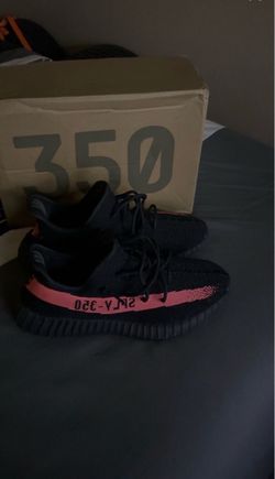Yeezy Boost 350V2.0 Black/Red Size 10.5 Men’s Brand New