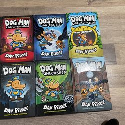 6 DOG MAN books