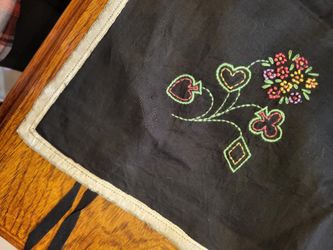 Vintage Card Table Cover