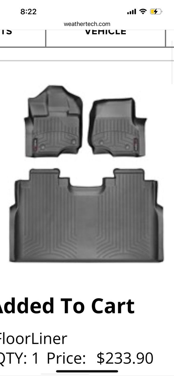 Weathertech Mats for Sale in Friendswood, TX OfferUp