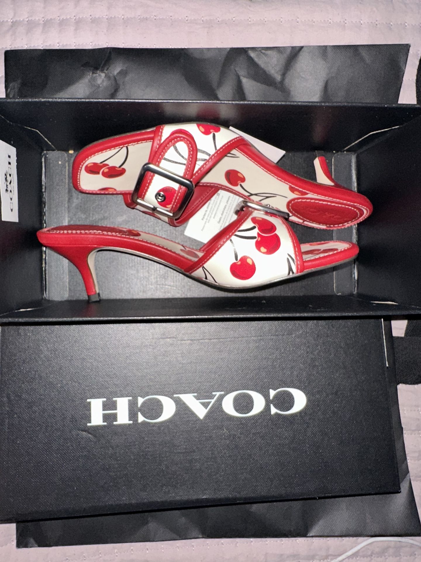 Coach Cherry Heels