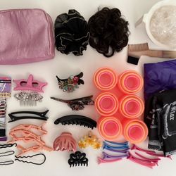 Hair Accessories Bundle with a LANCÔME pouch