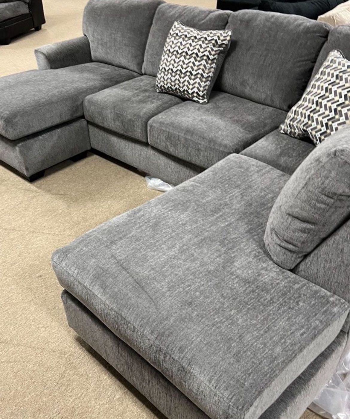 Double Chaise Stunning Sectional