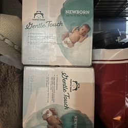 2 Boxes Of Mama Bear Diapers Sz 1