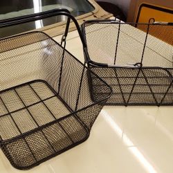 2 shopping baskets black great for kids toys