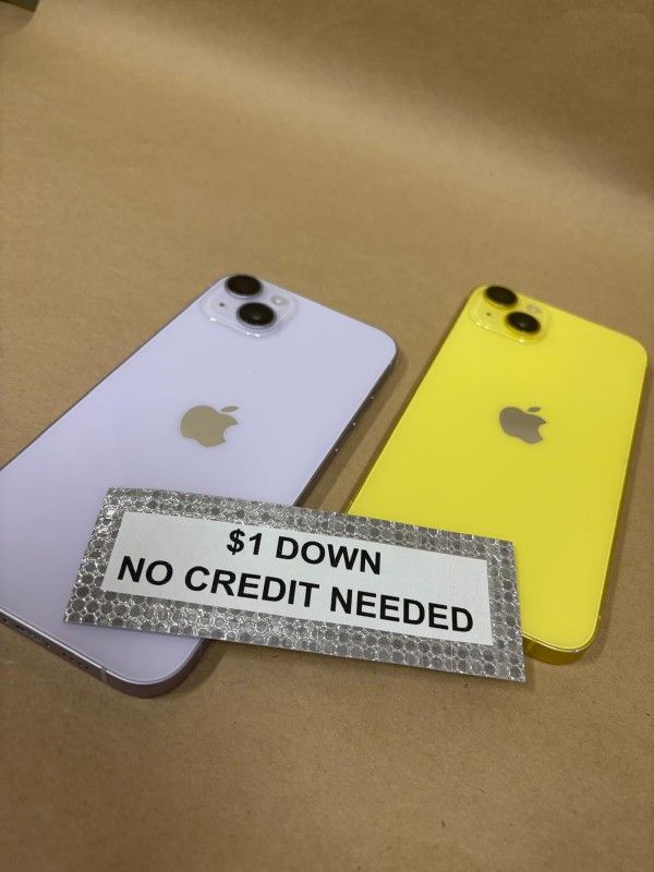Apple IPhone 14 Plus 5G - Only $1 Today Pay The Rest Later!