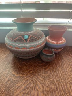 Authentic Native American pottery