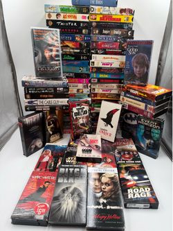 VHS Tapes Horror, Sci-fi, Action, Comedy