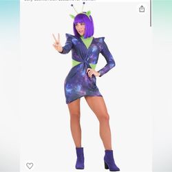 Womens Halloween Alien Costume 