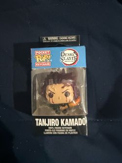 Tanjiro Funko Pop key chain