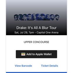Drake Concert Tickets 