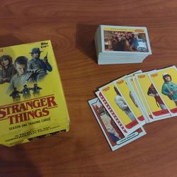 Stranger Things Cards 