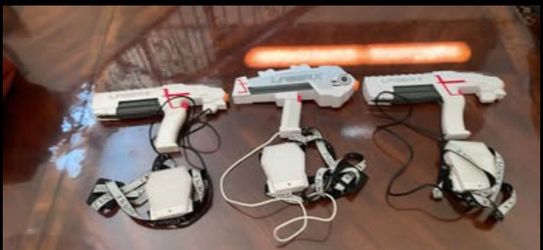 Laser X Laser Tag Set | 3 Guns + 3 Sensors | $10