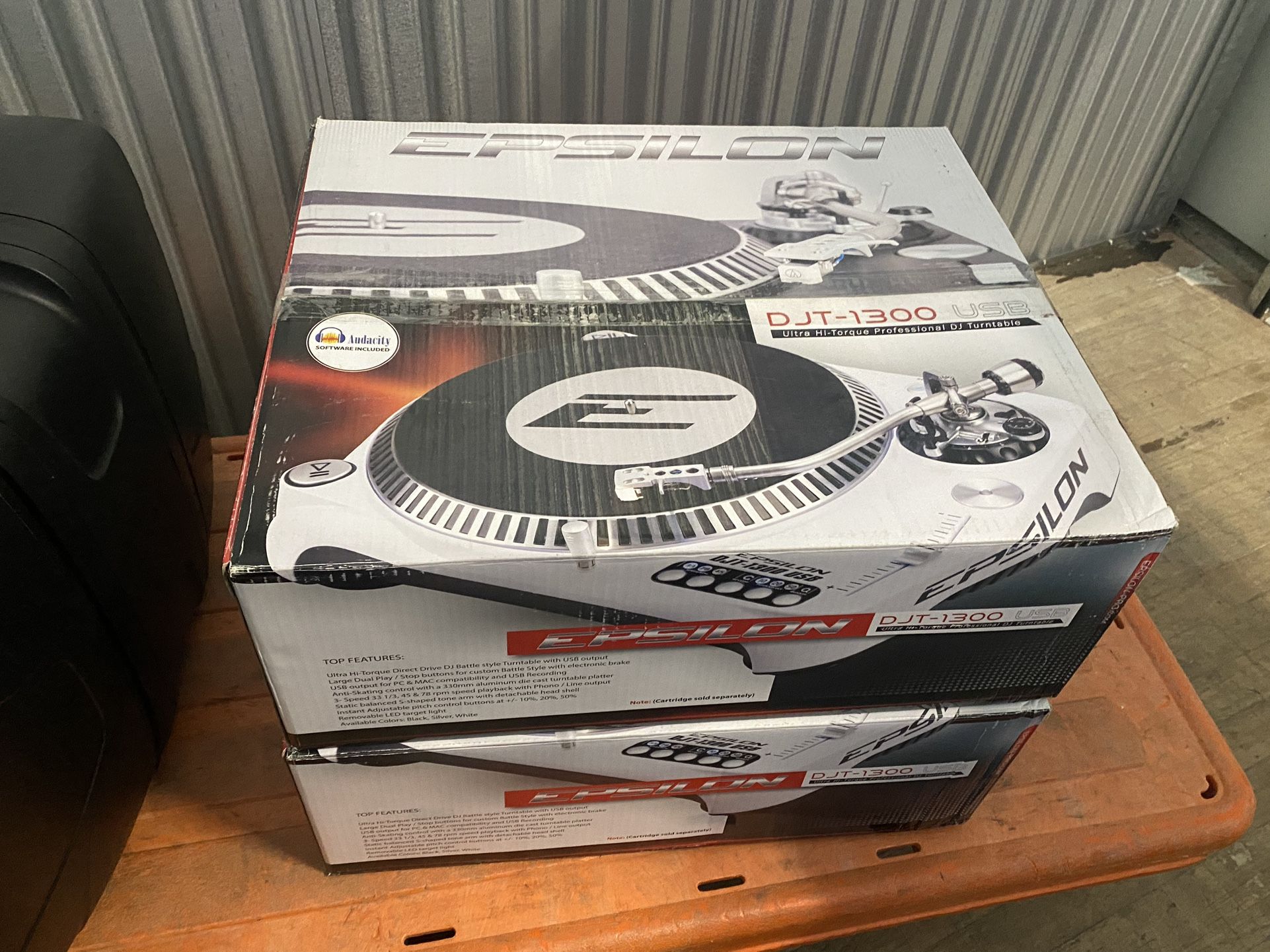 Epsilon DJ Turntables! Never Used! 1200’s level torque!