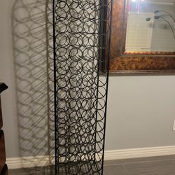 BEAUTIFUL WROUGHT IRON WINE RACK 64" BOTTLES 