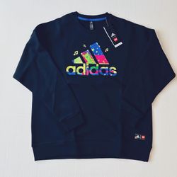 Adidas LEGO VIDIYO Crewneck Sweatshirt Kids Size L