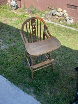 Wood High Chair