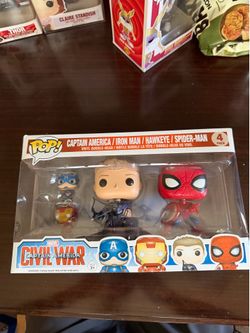 Captain America Civil War 4 Pack Funko