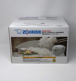 Zojirushi Neuro Fuzzy Rice Cooker & Warmer – NS-ZCC10 – Brand New