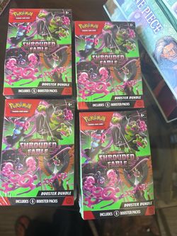 Pokémon Scarlet & Violet Shrouded Fable Booster Bundle x4