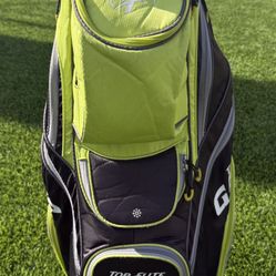 Top-Flite 2022 Gamer Golf Cart Bag 14 Way Divider