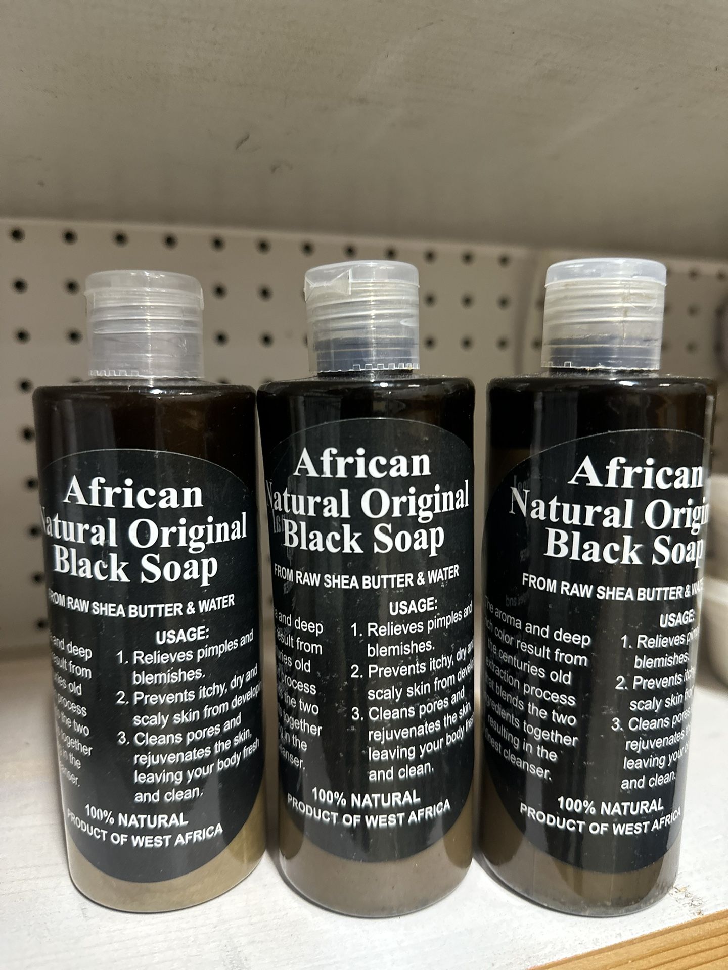 Liquid Black Soap 8oz 1 For $5, 3for $10