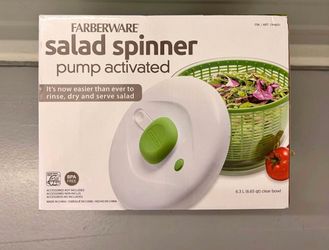 Farberware Pro Pump Activated Salad Spinner 6.65 Qt - Brand New Box