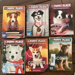 kids' books the puppy place 6 pcs 
