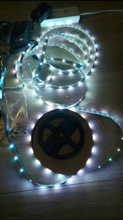 +NEW+Firm Price+ 16.4 feet RGB LED Strip Light 5050 SMD Diode RGB Tape Waterproof Flexible LED Ribbon With Remote Controller + DC12V Power Adapter