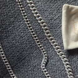 Men's Diamond Pavé Curb Chain 