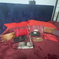 Coach, Michael, Kors, and Brigham wallets