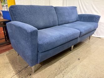 TODD OLDHAM by La-z-boy Slate Blue Textured Sofa (Set of 2)